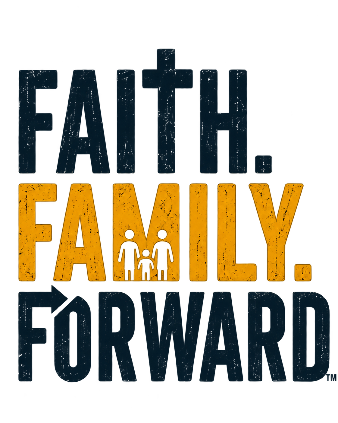 Faith. Family. Forward. Ministries logo for light backgrounds